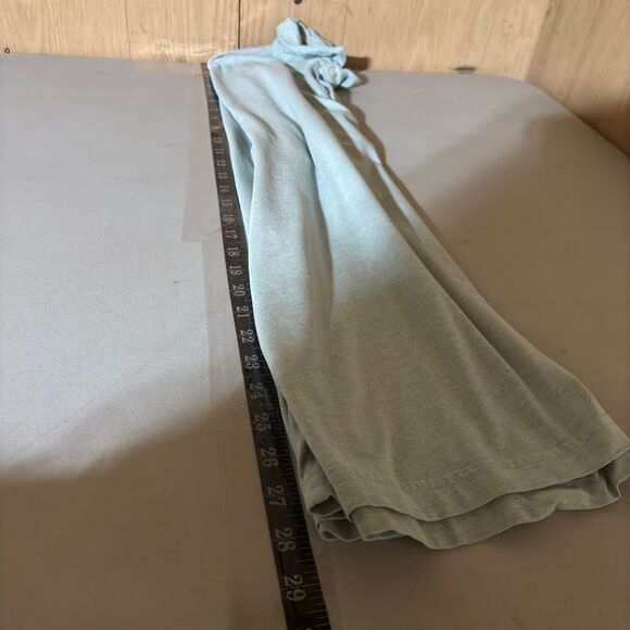 H&M Fine Knit Slim Fit Short Sleeve Collared Golf Polo Shirt Sage Green Medium - Picture 5 of 11